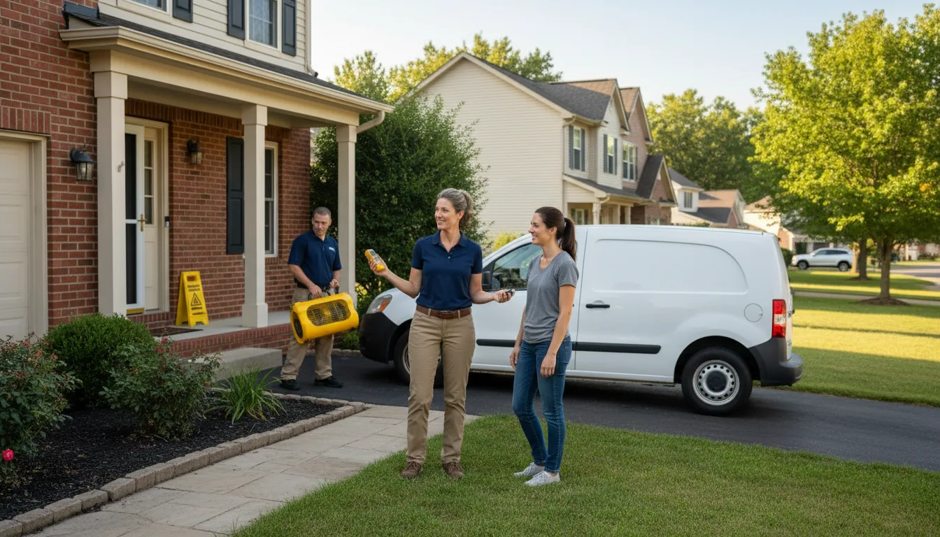 Water restoration image for Flood Water Cleanup, Removal And Restoration Services in Pittsford, NY